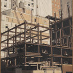 Bernard Boutet De Monvel , Construction of the Roxy Theatre, NYC, Circa 1930-31
