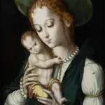 Frame with Painting and Mirror