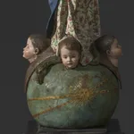 Frame with Painting and Mirror