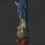 Frame with Painting and Mirror