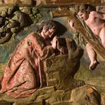 Frame with Painting and Mirror