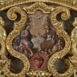 Frame with Painting and Mirror