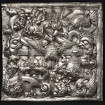 Frame with Painting and Mirror