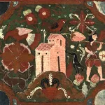 Frame with Painting and Mirror