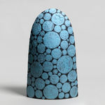 Kei Tanimoto, #020171 Feuerfarbene Platte mit Muster (iga kokumon hiiro-sara), Iga-Typ, 1995