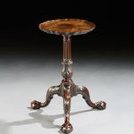 A GEORGE II MAHOGANY ARMCHAIR, English, circa 1755