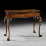 A GEORGE II MAHOGANY ARMCHAIR, English, circa 1755