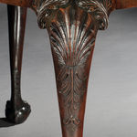A PAIR OF GEORGE II MAHOGANY SIDE TABLES, The table bases: English, circa 1740 The scagliola inserts: Italian, circa 1735