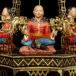 A GEORGE II MAHOGANY ARMCHAIR, English, circa 1755