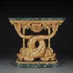 A GEORGE II MAHOGANY ARMCHAIR, English, circa 1755