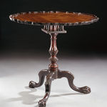 A GEORGE II MAHOGANY ARMCHAIR, English, circa 1755