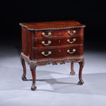 A GEORGE II MAHOGANY ARMCHAIR, English, circa 1755