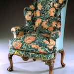 A GEORGE II MAHOGANY ARMCHAIR, English, circa 1755