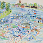 Raoul Dufy, Régates à Henley, 1933