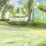 CickinDunt (Anna and Vitaly Cherepanov), The Contemplator’s Chair (Perm Gardens), 2023