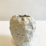 Emma Jagare, Green Pushed and Pulled Vase, Small, 2019