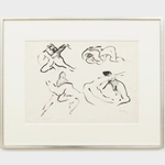 Dorothea Tanning, La Chienne et sa muse (The Dog and Her Muse), 1964