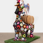 vanessa german, grandaughter, the artist, in meditation upon the migratory patterns, forced and unforced, of grandmother liza jane and her...