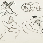 Dorothea Tanning, La Chienne et sa muse (The Dog and Her Muse), 1964