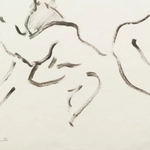 Dorothea Tanning, La Chienne et sa muse (The Dog and Her Muse), 1964