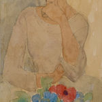 Anthony Gilbert, Flowers on a Table