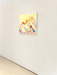 Brendan Cass Almighty Mountain (Yellow Heights), 2021 acrylic on canvas 24 x 36 inches