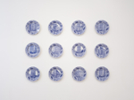 PAUL SCOTT

Cumbrian Blue(s), New American Scenery, Fleur de Sel&amp;#39;s New York (set of twelve plates) No.1, 2019

Transfer print collage on salvaged Syracuse China with pearlware glaze

11&amp;rdquo; Dia. x 1&amp;rdquo; D (each)