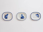 PAUL SCOTT

Cumbrian Blue(s), Castle Garden Battery, New York, (after Enoch Wood) Triptych, 2015-2019

Fragments of Enoch Wood &amp;amp; Sons New York Battery

13&amp;quot; H x 16&amp;quot; W x 1.75&amp;quot; D each