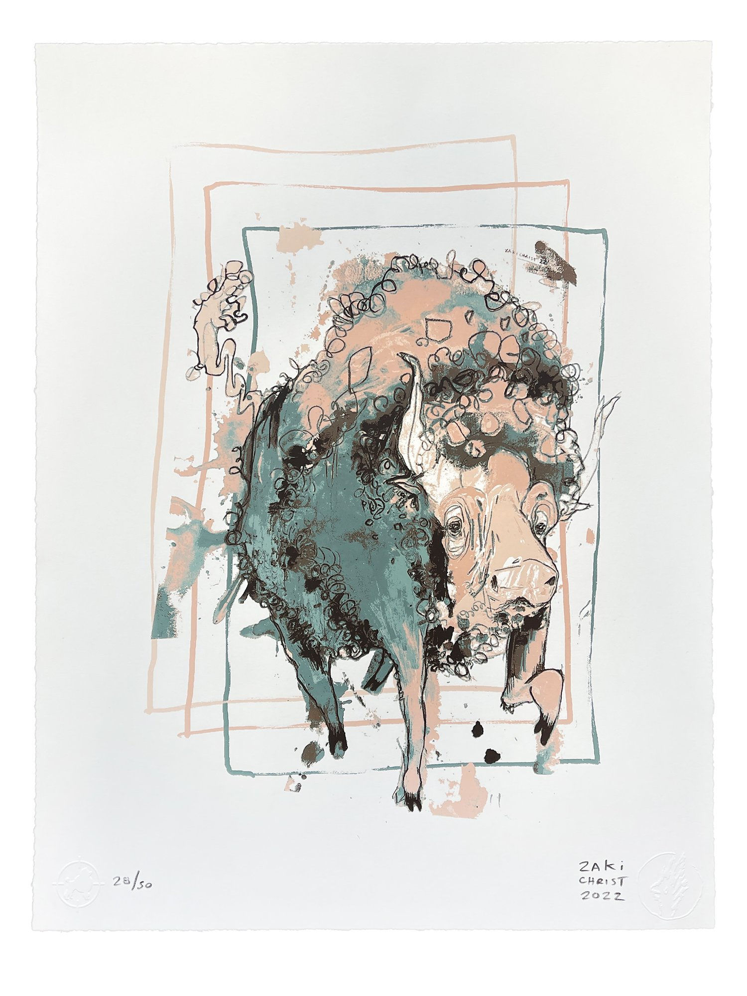 Buffalo VI Print by Zaki Christ