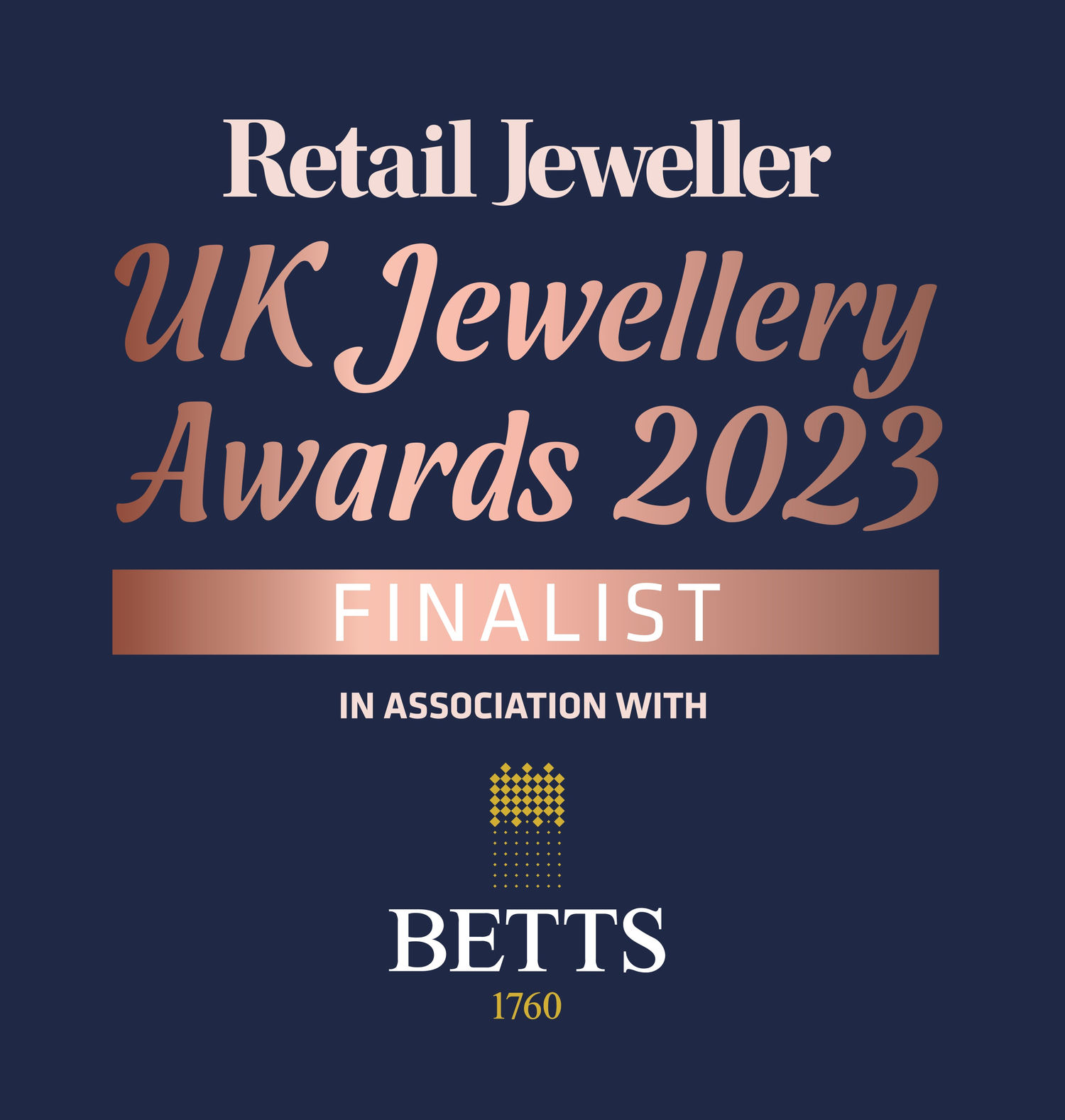 UK Jewellery Awards 2023 Finalist logo