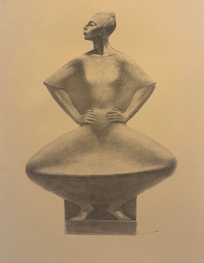 Enrique Alf&eacute;rez Woman in Huipil, Mid-1970s