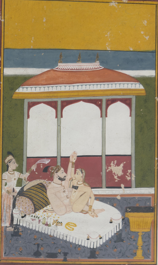 ILLUSTRATION TO THE KAMA SUTRA, DESCRIBING DIFFERENCE ASANAS