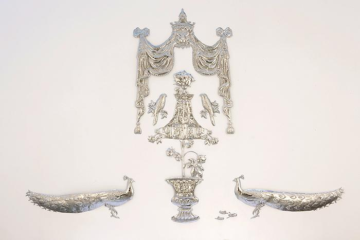 Adeela Suleman Untitled 2 (Peacocks with&nbsp;Drapes) (Ed. of 3)