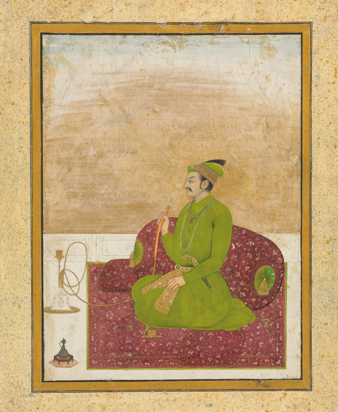 SEATED NOBLEMAN ON A TERRACE