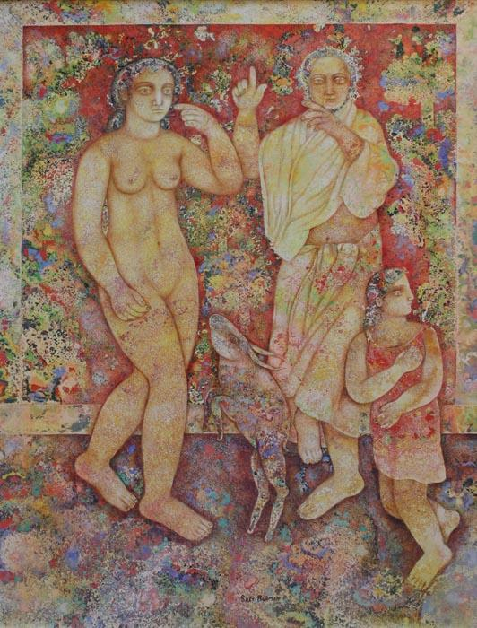 Sakti Burman, Artist Dancing In Front of His Lover