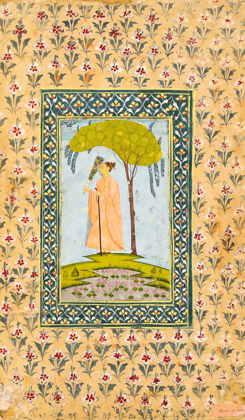 DOUBLE-SIDED MURAQQA&rsquo; FOLIO, Gouache heightened with gold on paper