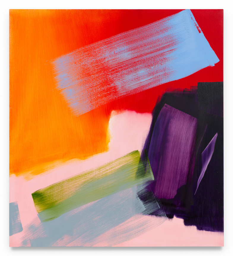 Woman in Red VIII, 2025, Oil on linen,