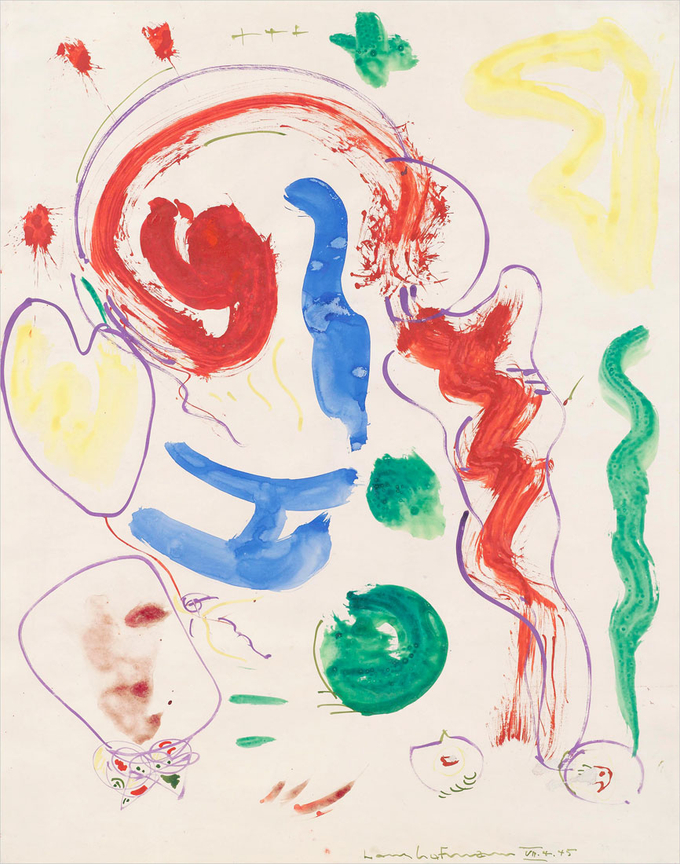 Untitled, 1945, Gouache and ink on paper, 24 x 18 inches, 61 x 45.7 cm, A/Y#2353