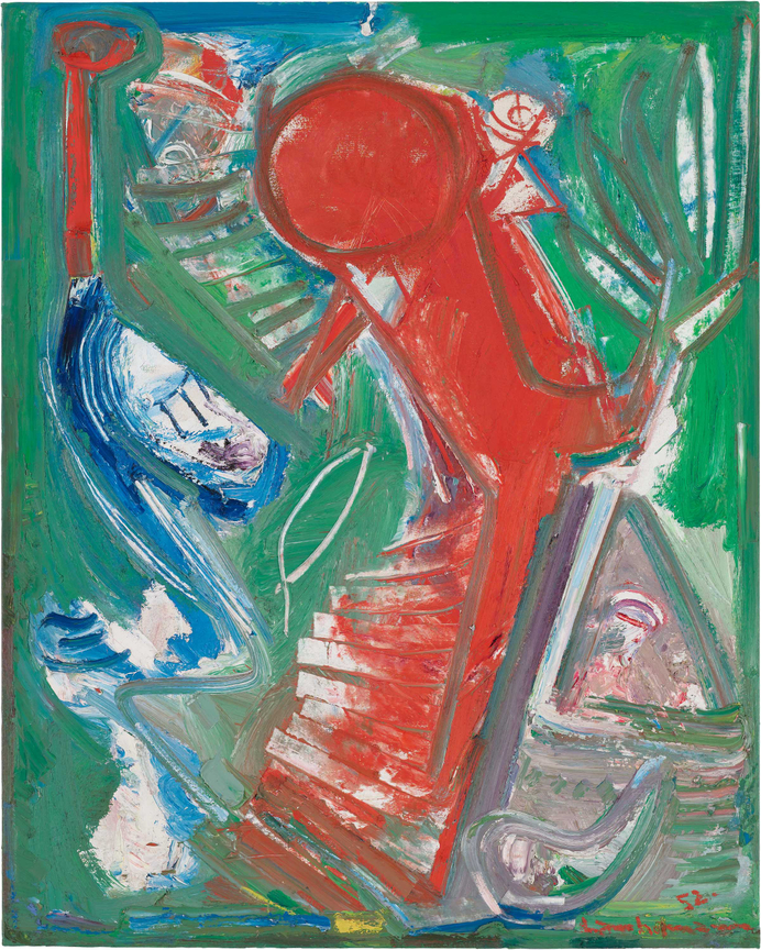 Acension, 1952, Oil on canvas, 60 x 48 inches, 152.4 x 121.9 cm, AMY#3630