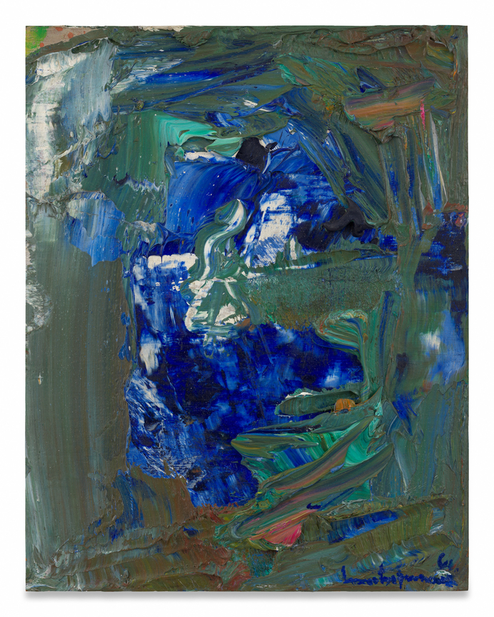 Blue Mountains, 1960, Oil on panel,