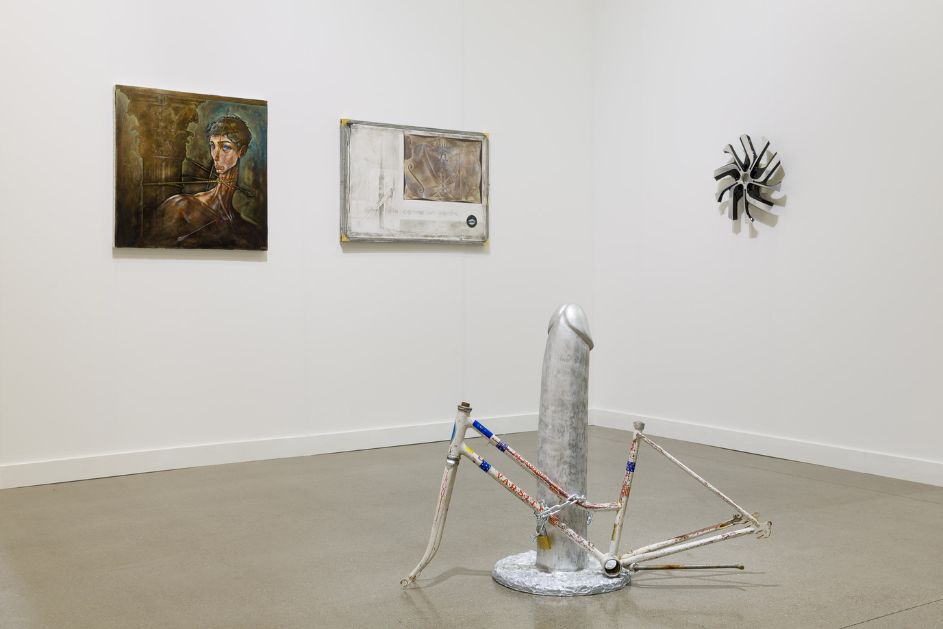 Exhibition view of Neue Alte Br&uuml;cke at Independent New York, 2018.&nbsp;