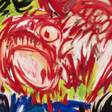 Renée Miller My Galloping Frog, 1960 Oil on canvas, 56 x 31 1/2 in. (142.2 x 80 cm)