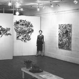 Renée Miller Bug, Mask, and Stars, 1959 Oil, canvas, and sheet metal on canvas, 53 1/2 x 53 3/4 x...