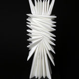 Pablo Atchugarry Untitled, 2025 White Carrara marble, 24 3/8 x 8 1/8 x 5 1/2 in. (62 x 20.5 x...