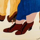 Frank Diaz Escalet NYC 1920’s, 1989 Acrylic on Masonite, 30 x 48 in. (76.2 x 121.9 cm)