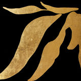 Anna Pietrzak Embraced By Hurried Currents, 2023 24K gold leaf and acrylic on wood panel, 48 x 60 in. (121.9...