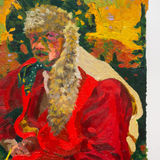 Samuel Guy Crockett Adirondack, 2025 Oil on panel, 10 1/4 x 11 1/4 x 1 3/4 in. (26 x 28.6...