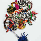 Renée Miller Swinging Cat, 1959 Oil and collage on plywood, 65 x 42 1/2 x 2 in. (165.1 x 108...