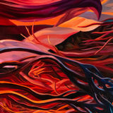 Rachel MacFarlane Sunset Freeze, 2023 Oil on canvas, 30 x 48 in. (76.2 x 121.9 cm)