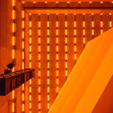 Steve McQueen, Bass, 2024, LED Light and Sound, Courtesy the artist, Co-commissioned work by Laurenz Foundation, Schaulager Basel and Dia Art Foundation, 15 June – 16 November 2025, Schaulager® Münchenstein/Basel (Installation view), Photo: Pati Grabowicz